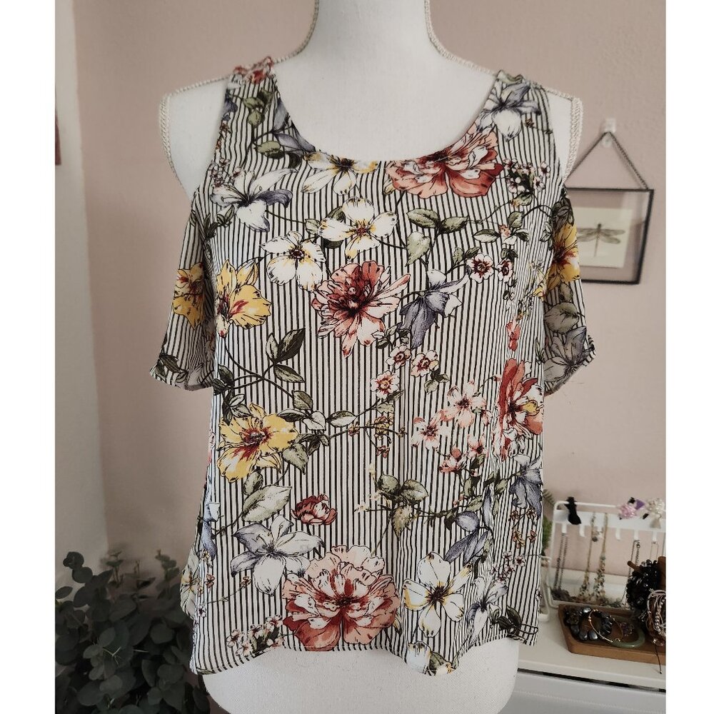 Off The Shoulder Floral Top
